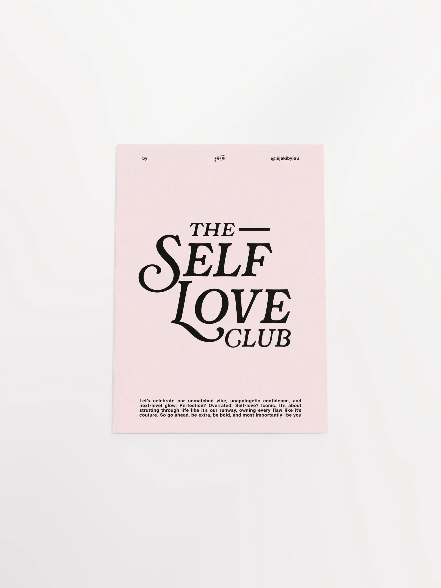 Self Love Club Pink Print product image (12)
