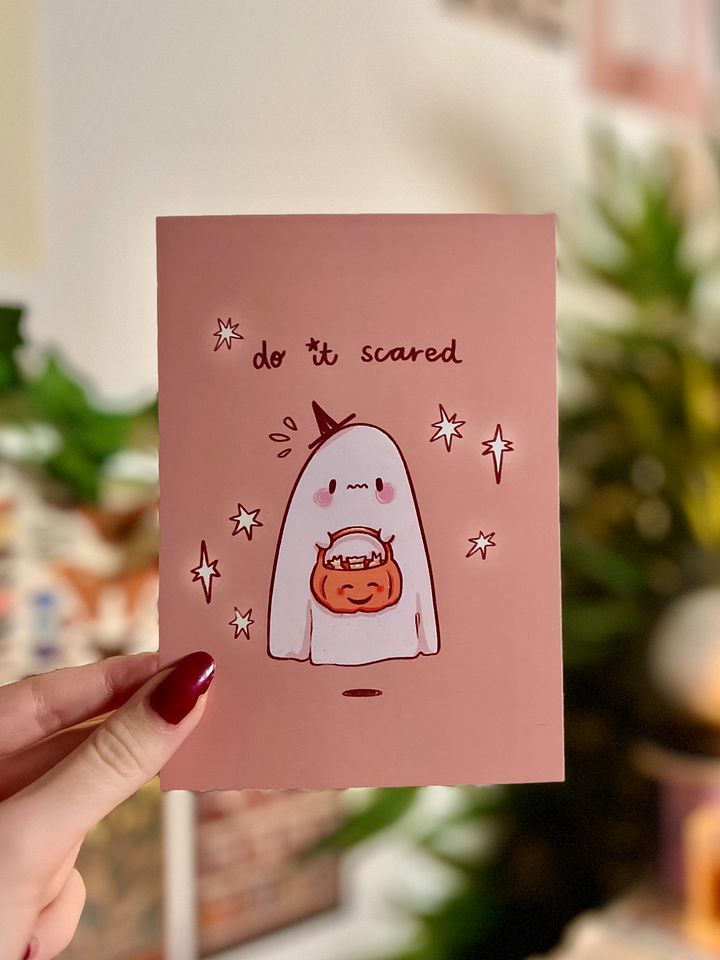 Do It Scared art print product image (1)