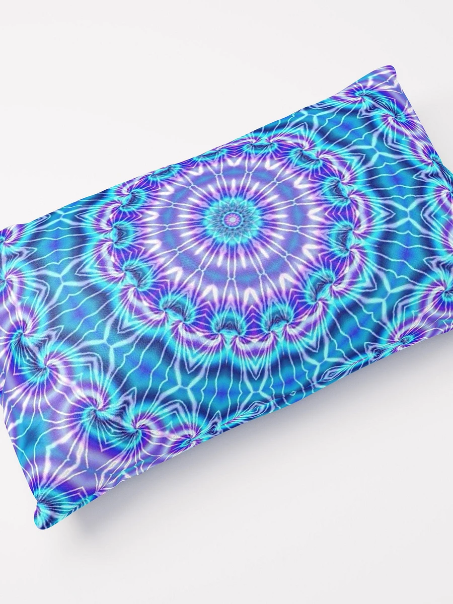Blue and Purple Tie Dye Kaleidoscope Throw Pillow product image (11)