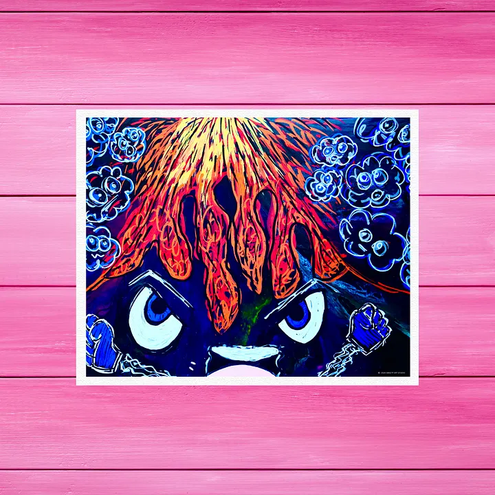 When Volcano Gets Mad | Art Print product image (1)