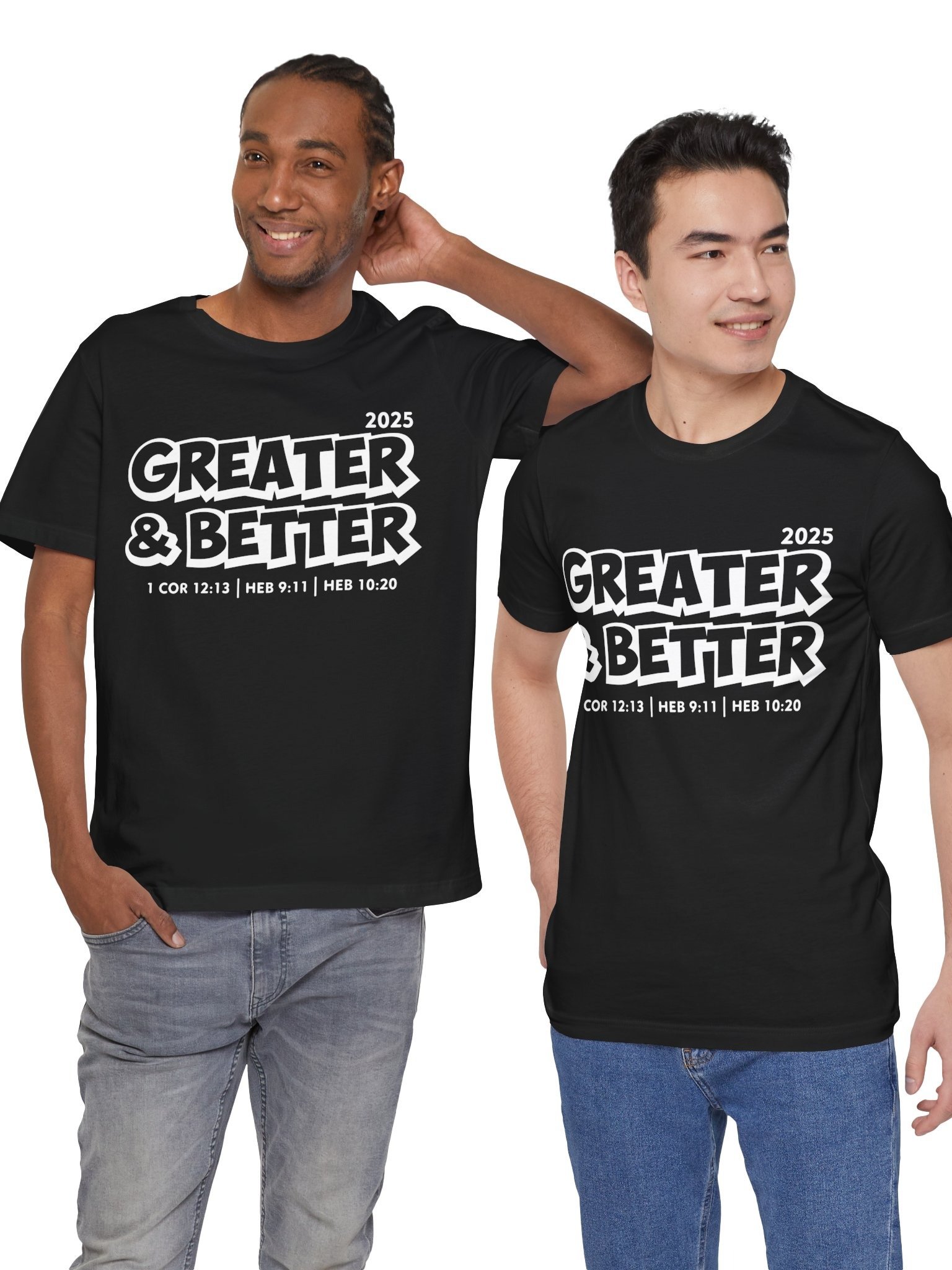 Greater & Better 2025 Black T-shirt product image (6)