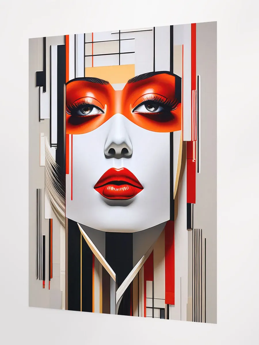 Beauty Mask Poster - Medium Size 18x24 Inches product image (2)