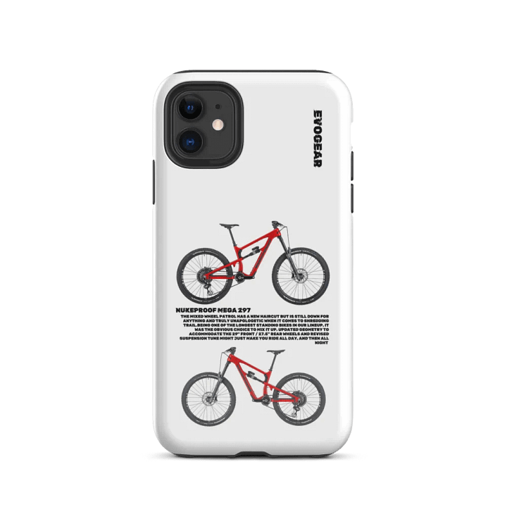 White Mega 297 iPhone Case product image (47)