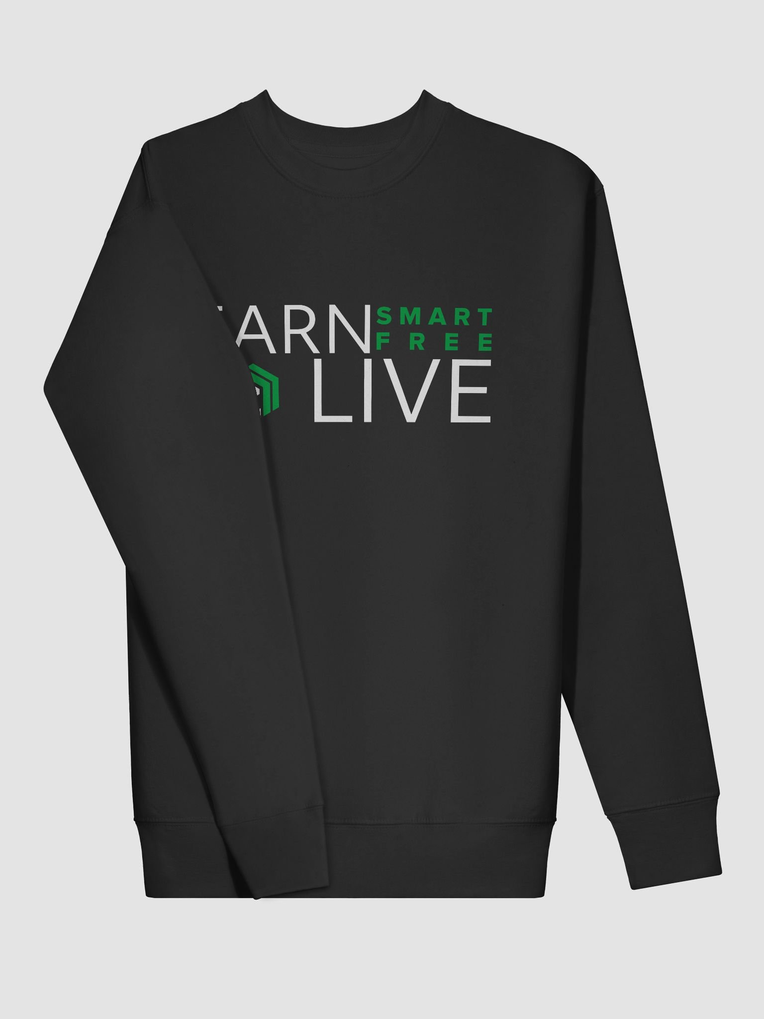 Earn Smart. Live Free. Crewneck Sweater product image (3)