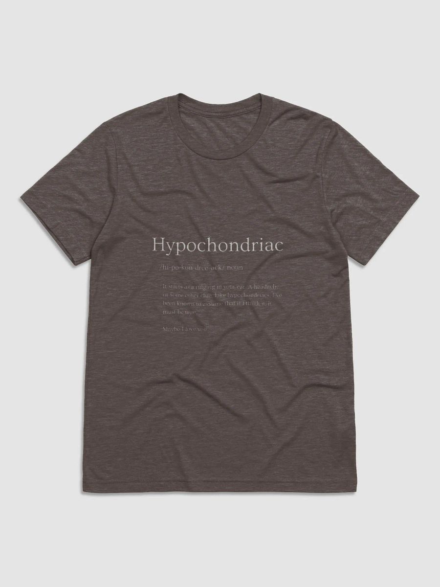 Hypochondriac - Light Text Men's product image (5)