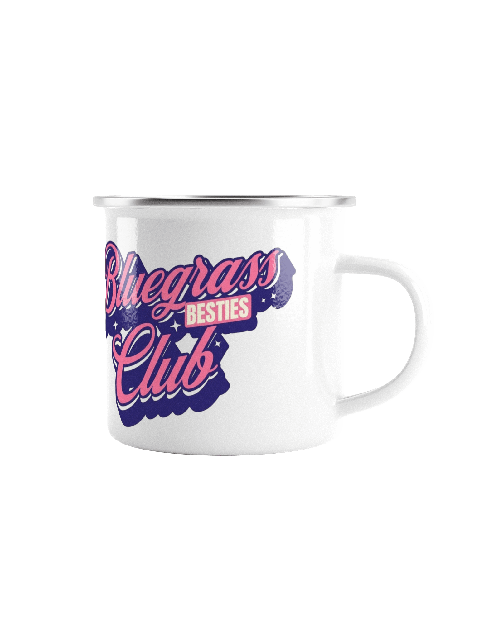 Bluegrass Besties Club Besties Enamel Mug product image (1)