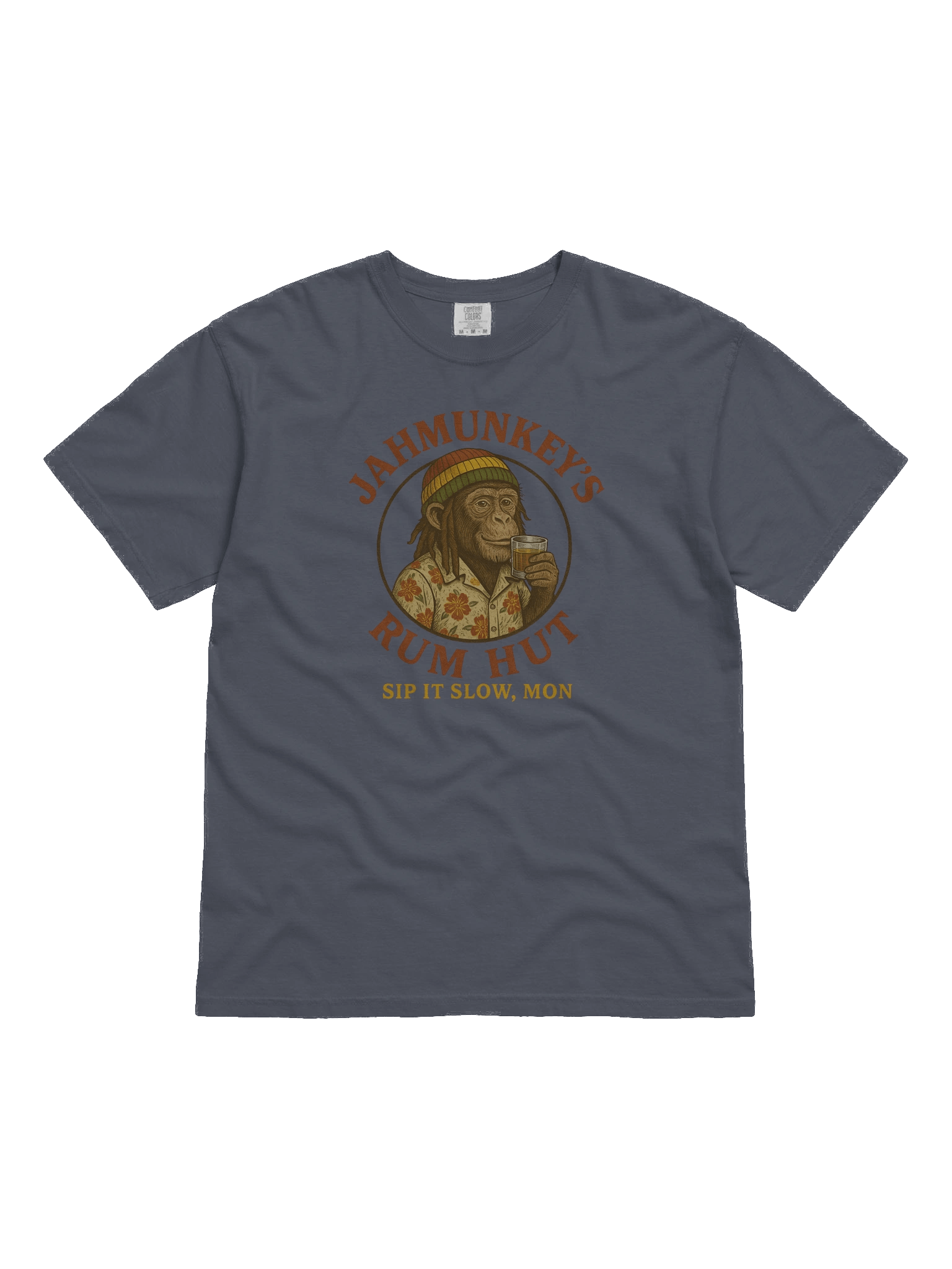 Jahmunkey's Rum Hut Logo T-Shirt product image (5)