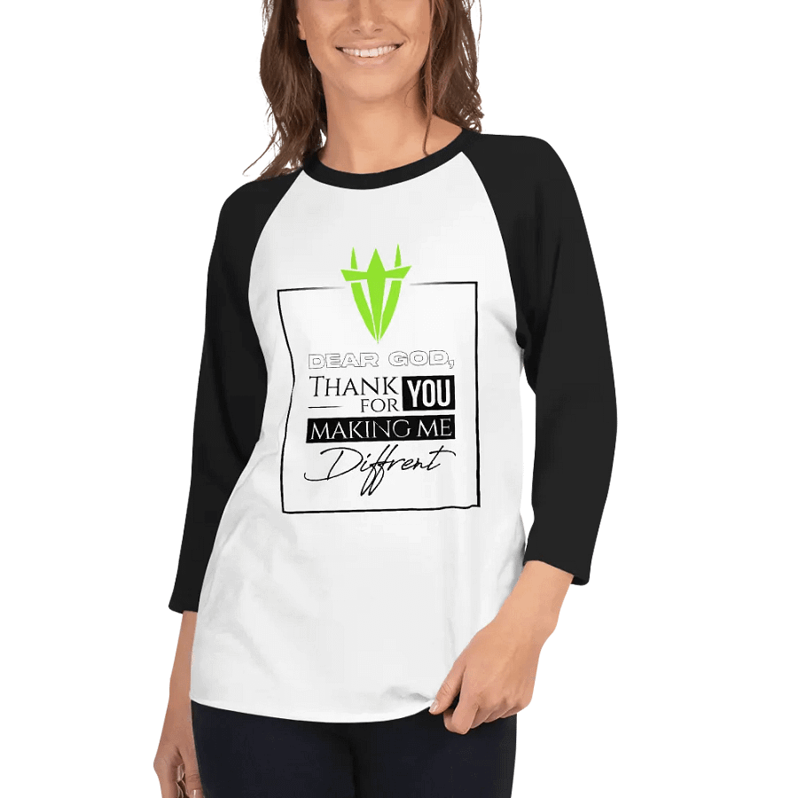 Jersey Raglan Tee: Dear God product image (4)