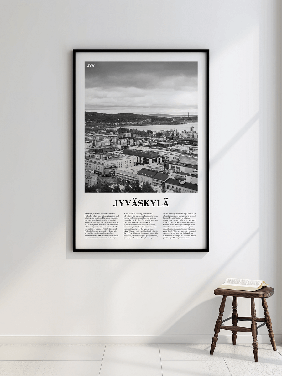 Jyvaskyla 01 Newspaper Poster product image (2)