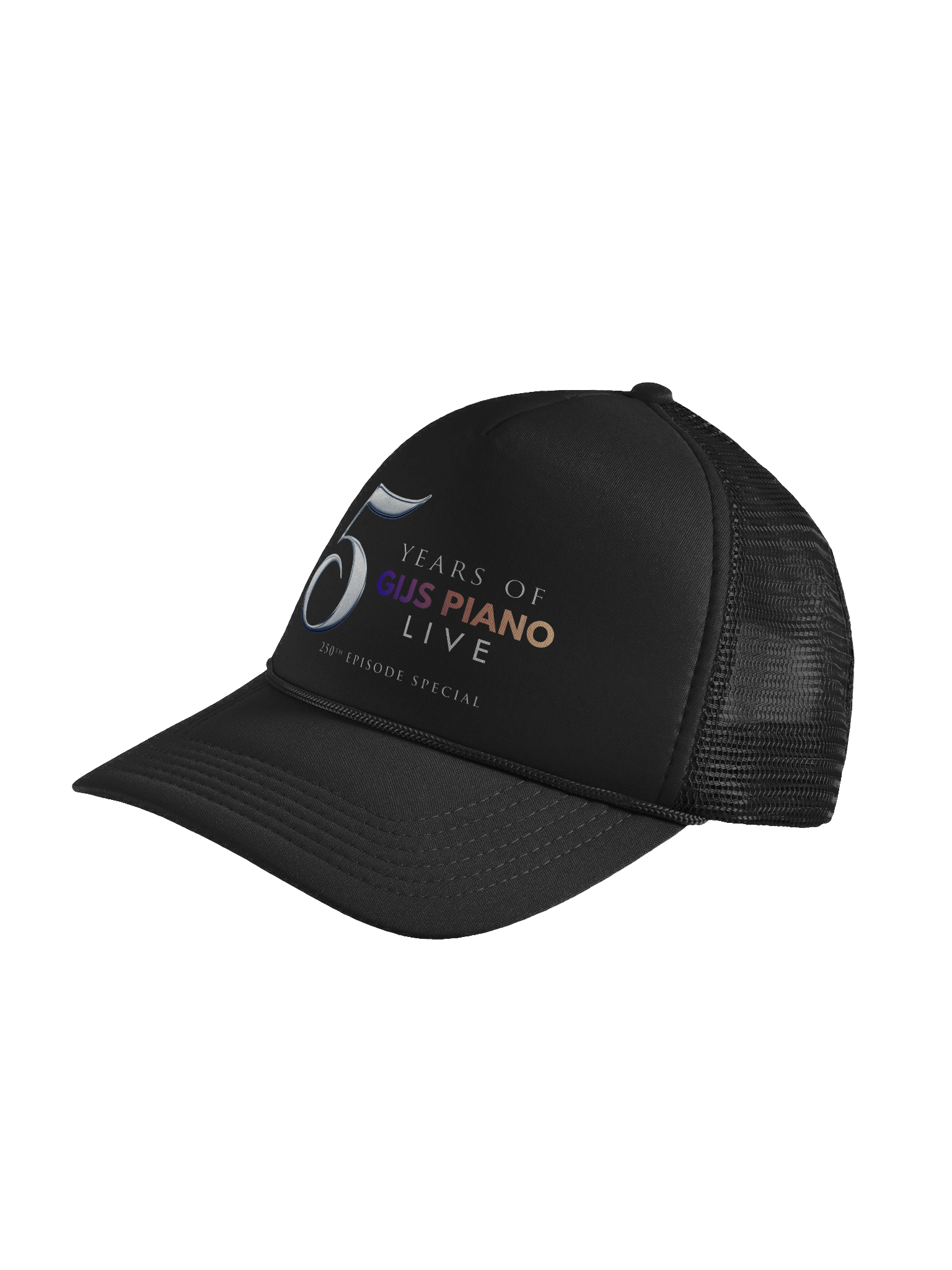 Gijs Piano LIVE 5th Anniversary Valucap Foam Trucker Hat product image (4)