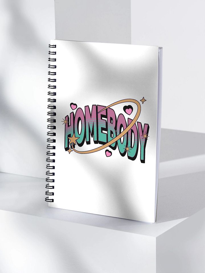 Homebody Hearts Orbitals Spiral Notebook product image (1)