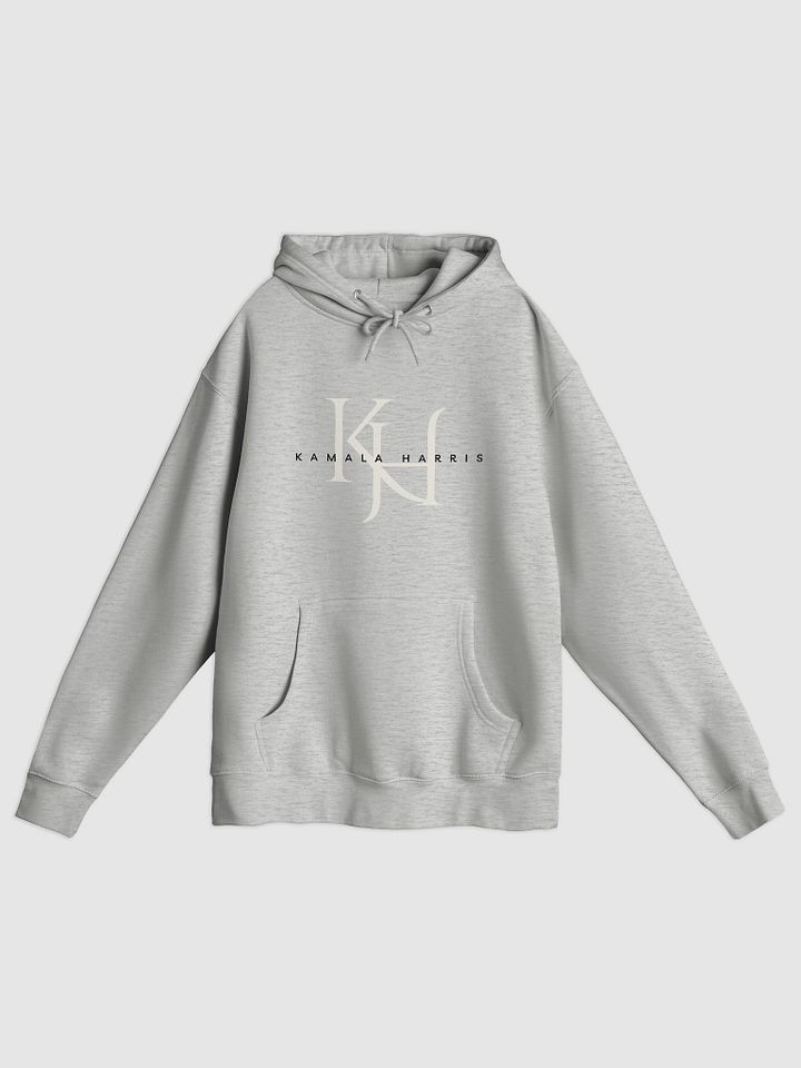 K.H. Ivory and Blue Text Graphic Hoodie product image (1)