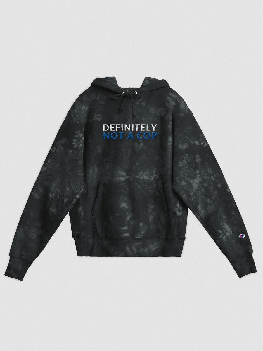 DEFINITELY NOT A COP (BLUE) - CHAMPION HOODIE product image (2)