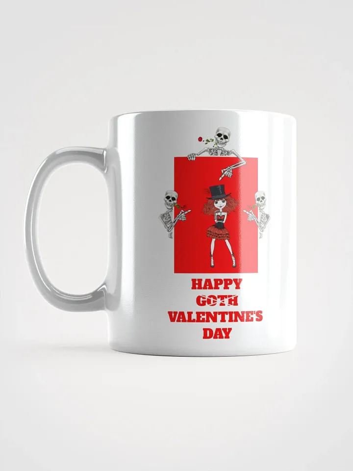 Happy Goth Valentine's Day White Mug product image (4)