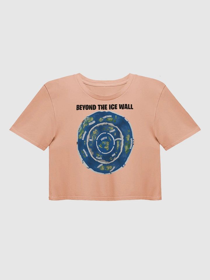 Premium Women's Crop Top Beyond The Ice Wall Map product image (2)