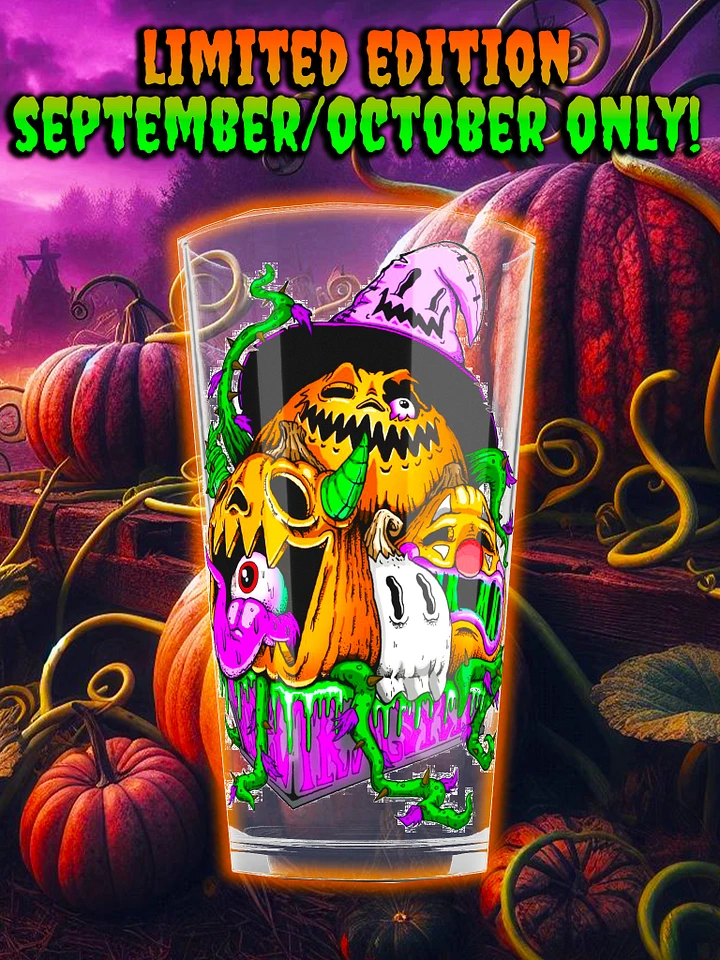 Pumpkin Monster Pint glass product image (1)