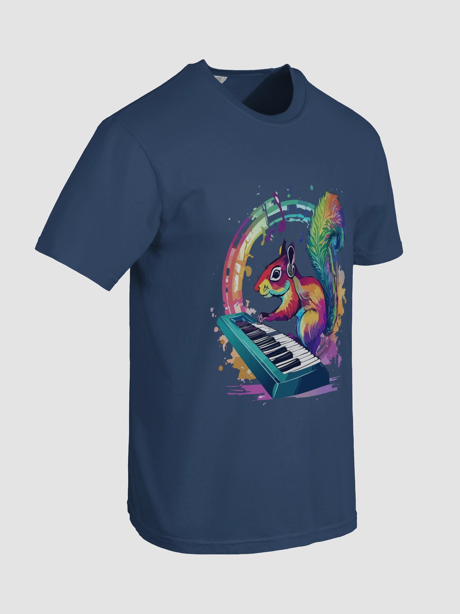 The Psychedelic Squirrel T-Shirt Keyboard 2 product image (7)