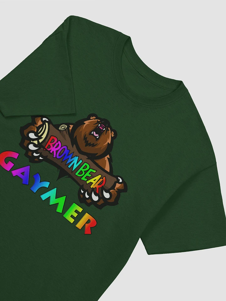 Brown Bear Gaymer (Rainbow Pride) - Heavyweight T-shirt product image (12)