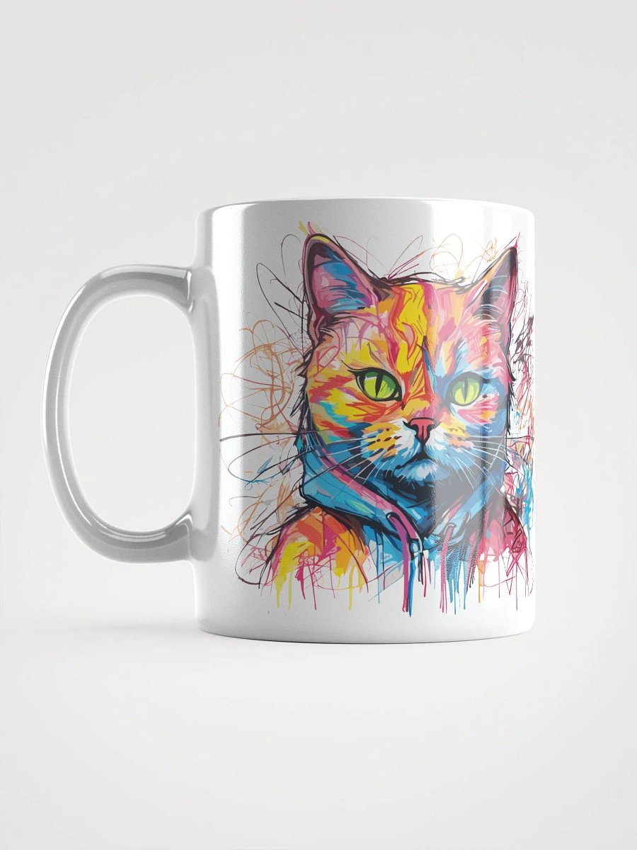 Graffiti Scribbles Cat 4 , Mug product image (11)