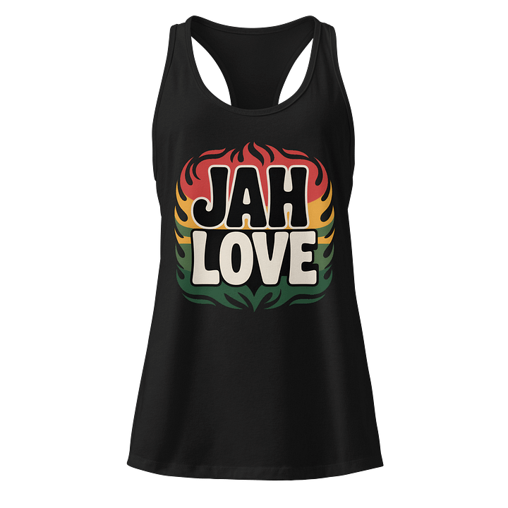 JAH LOVE Racerback Tank product image (1)