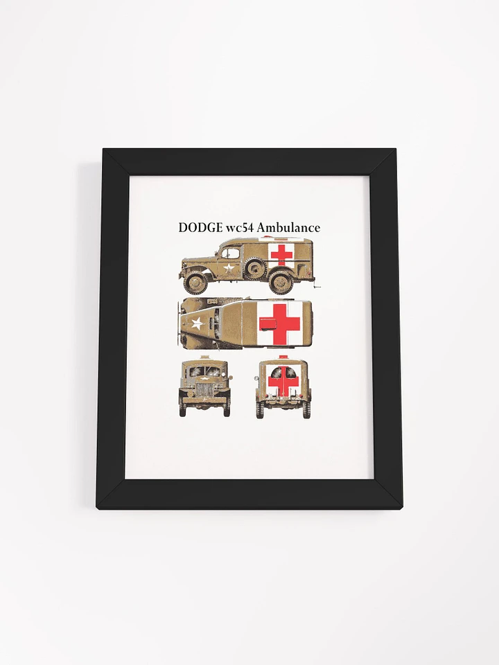 Vintage Military Ambulance Poster product image (2)