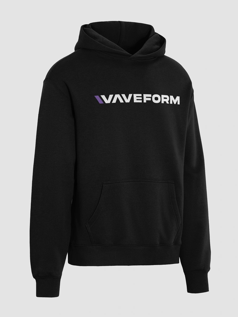 WAVEFORM HOODIE WHITE LOGO product image (4)