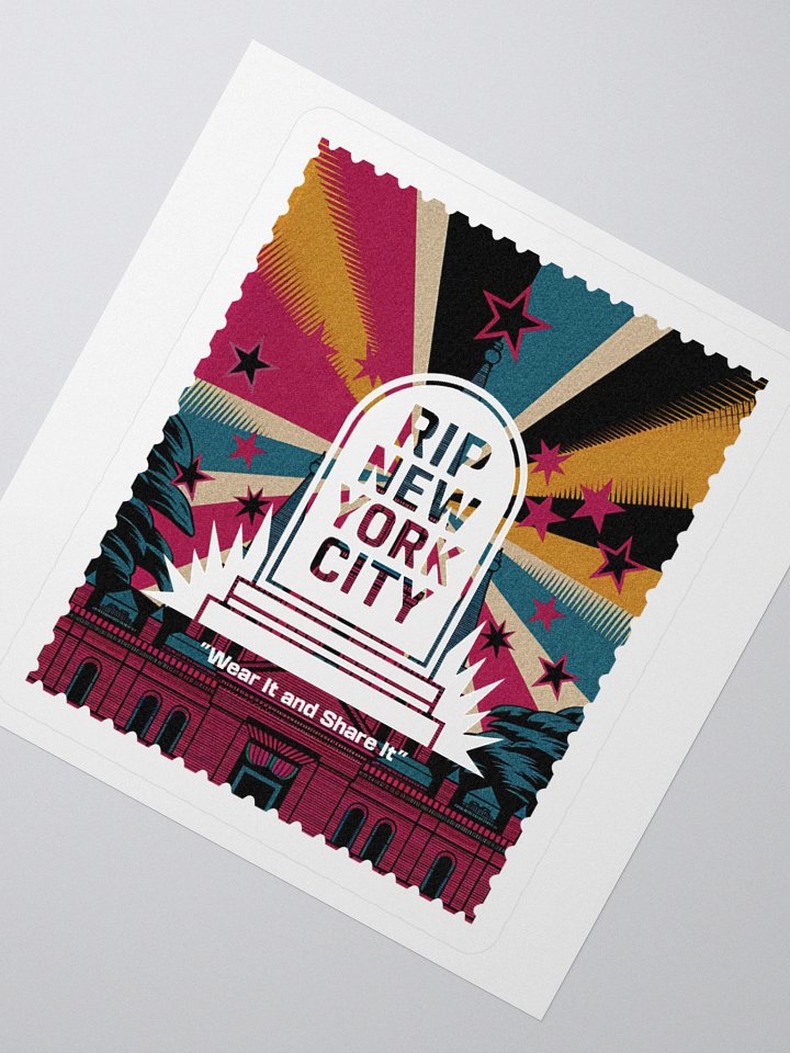 RIP NYC Full Color Stickers (C) product image (6)