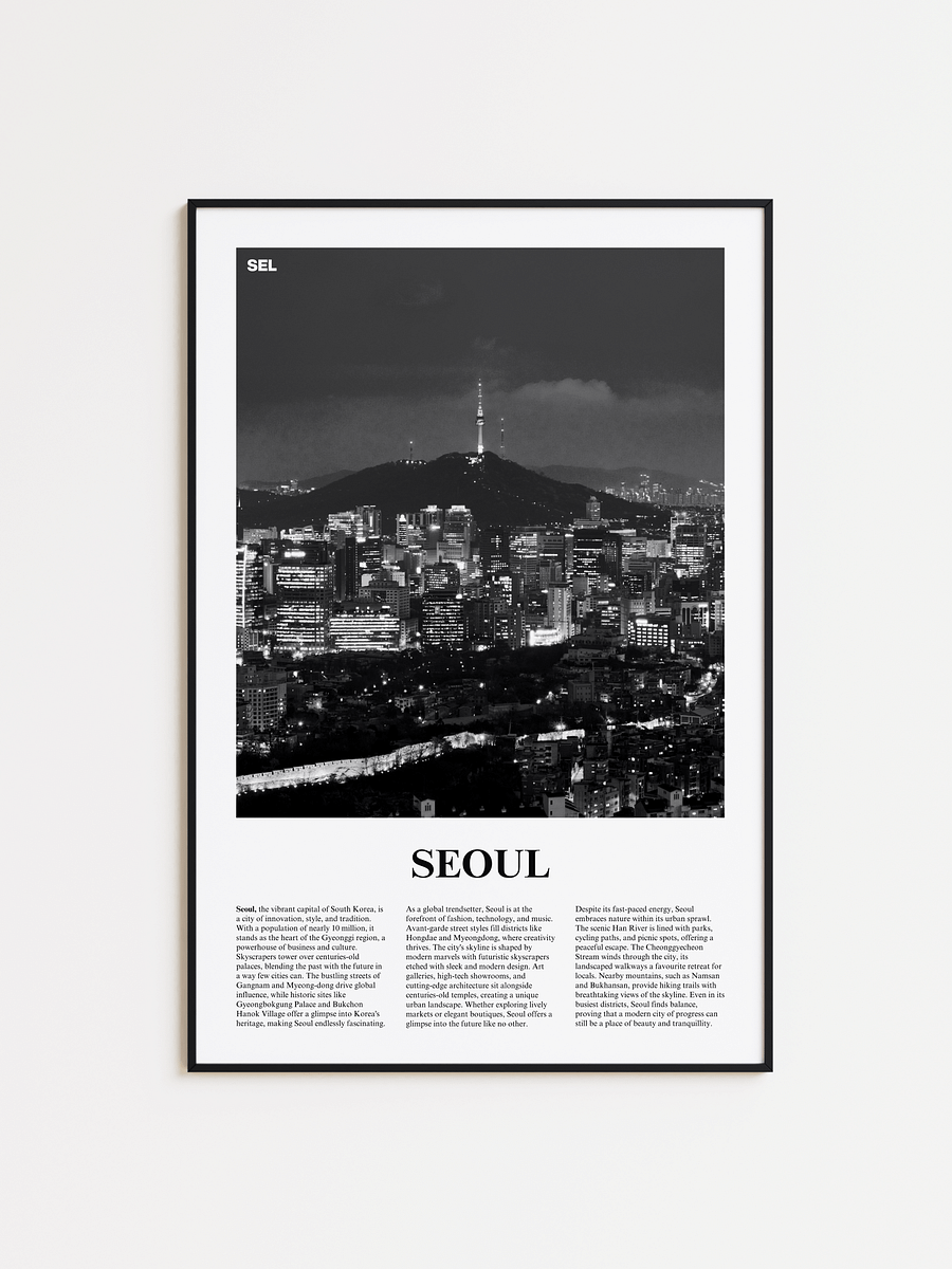 Seoul 01 Newspaper Poster product image (1)