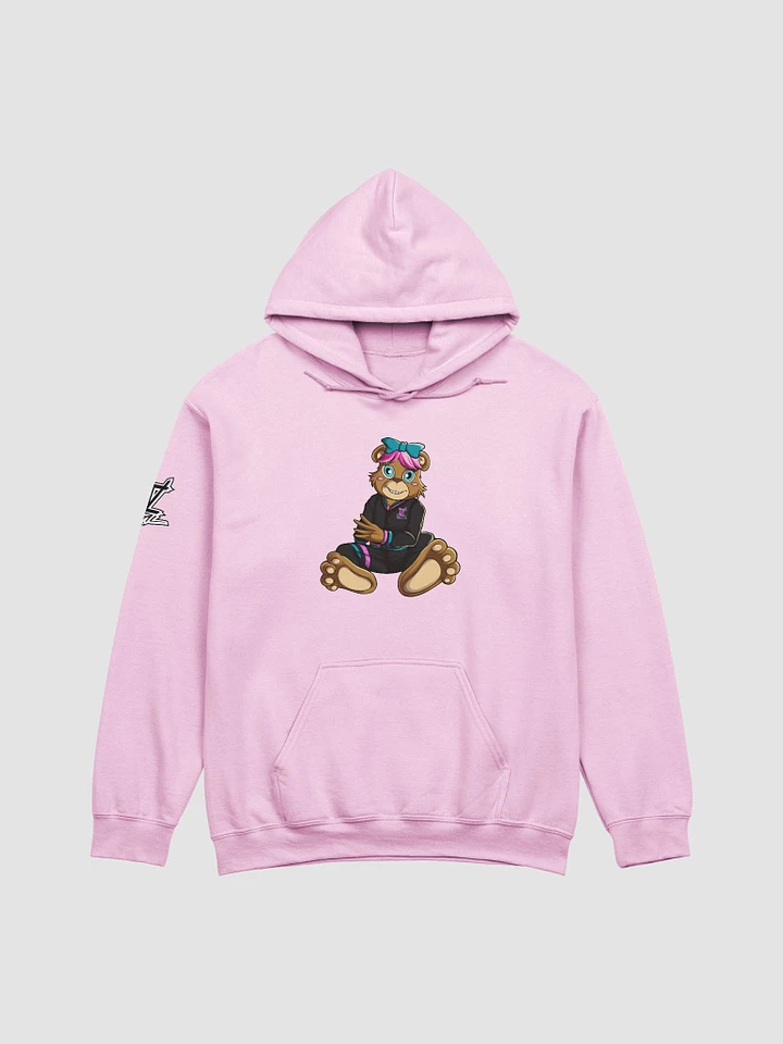Sitting Girl Bear Pink Classic Hoodie product image (1)