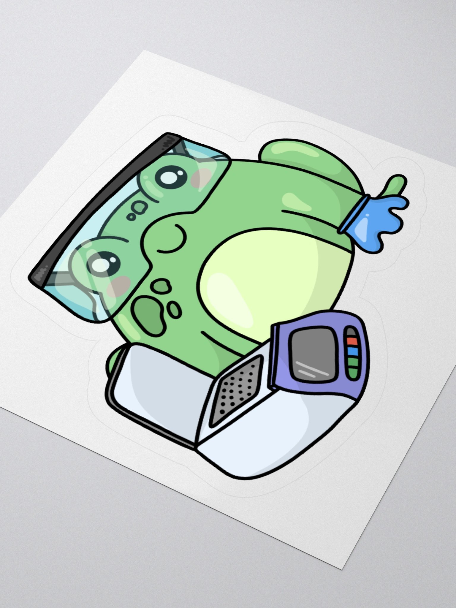 PCR Frog Kiss Cut Sticker product image (3)