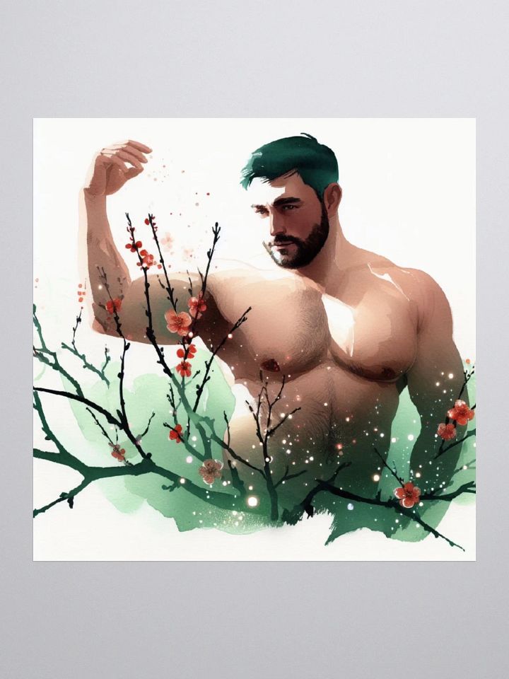 White Spring Sticker product image (1)
