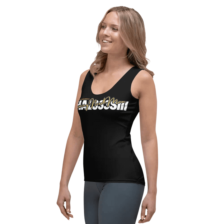 Khal333siii Brand - Gaming Nerd Mom Tank (black) product image (1)