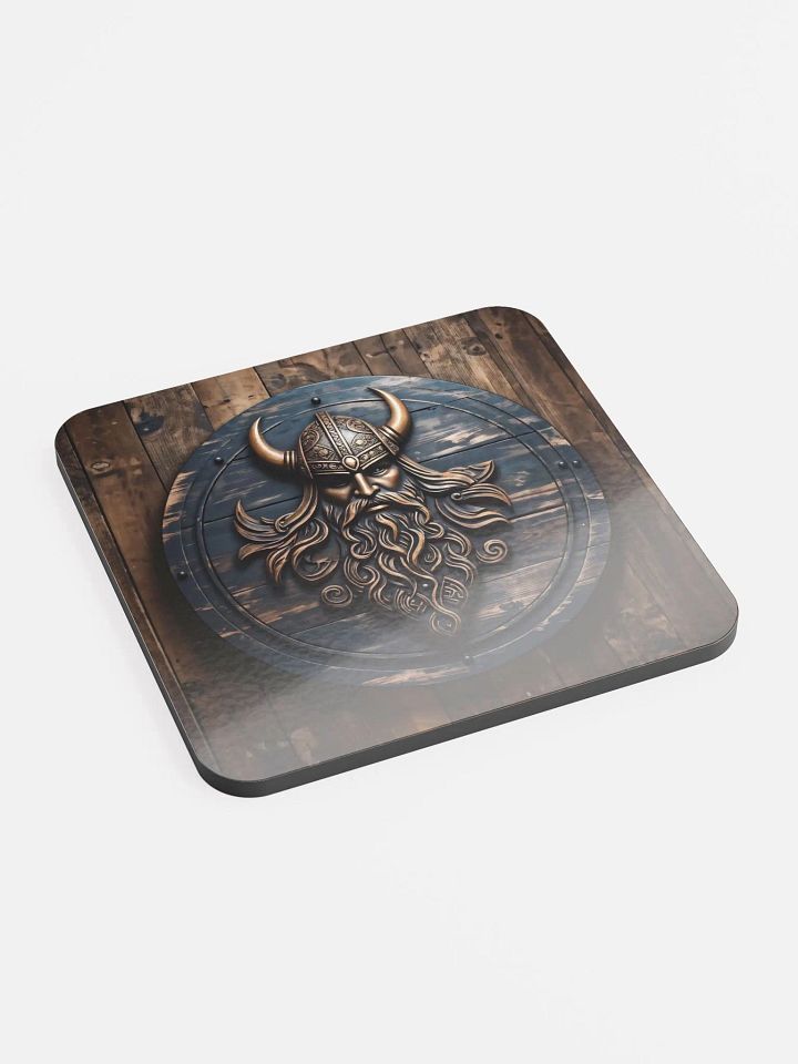 Glossed Cork Coaster - Viking product image (2)