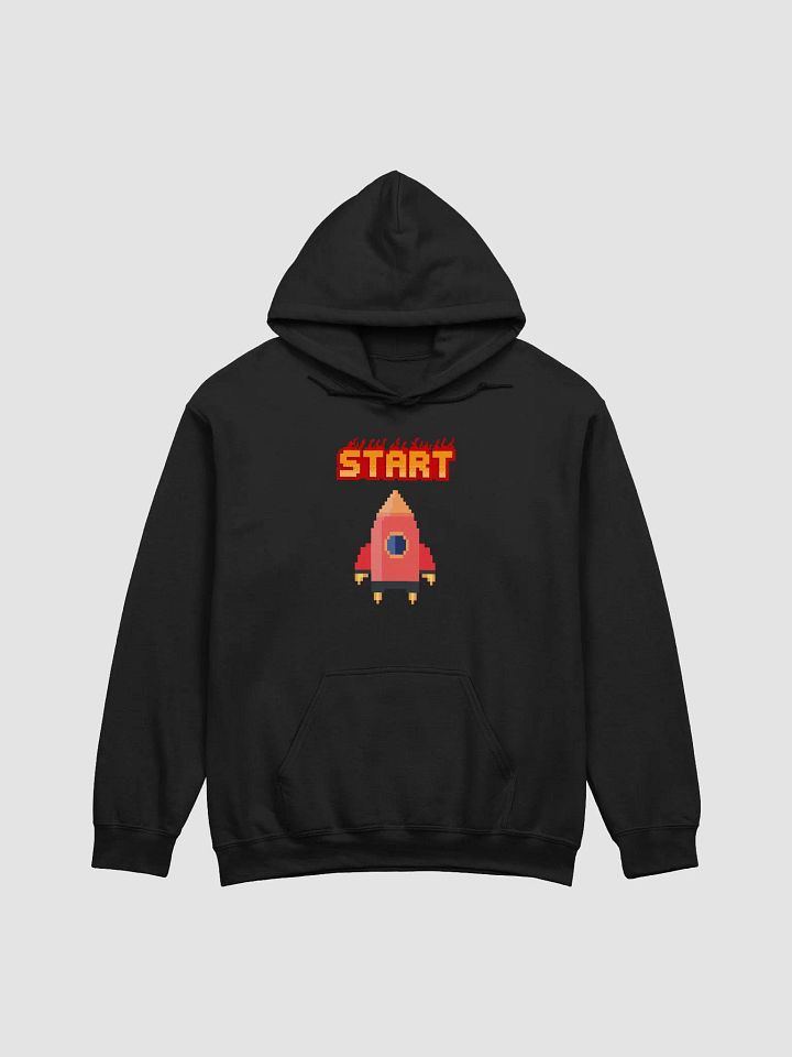 Rocket Start Pixel Art Hoodie product image (4)