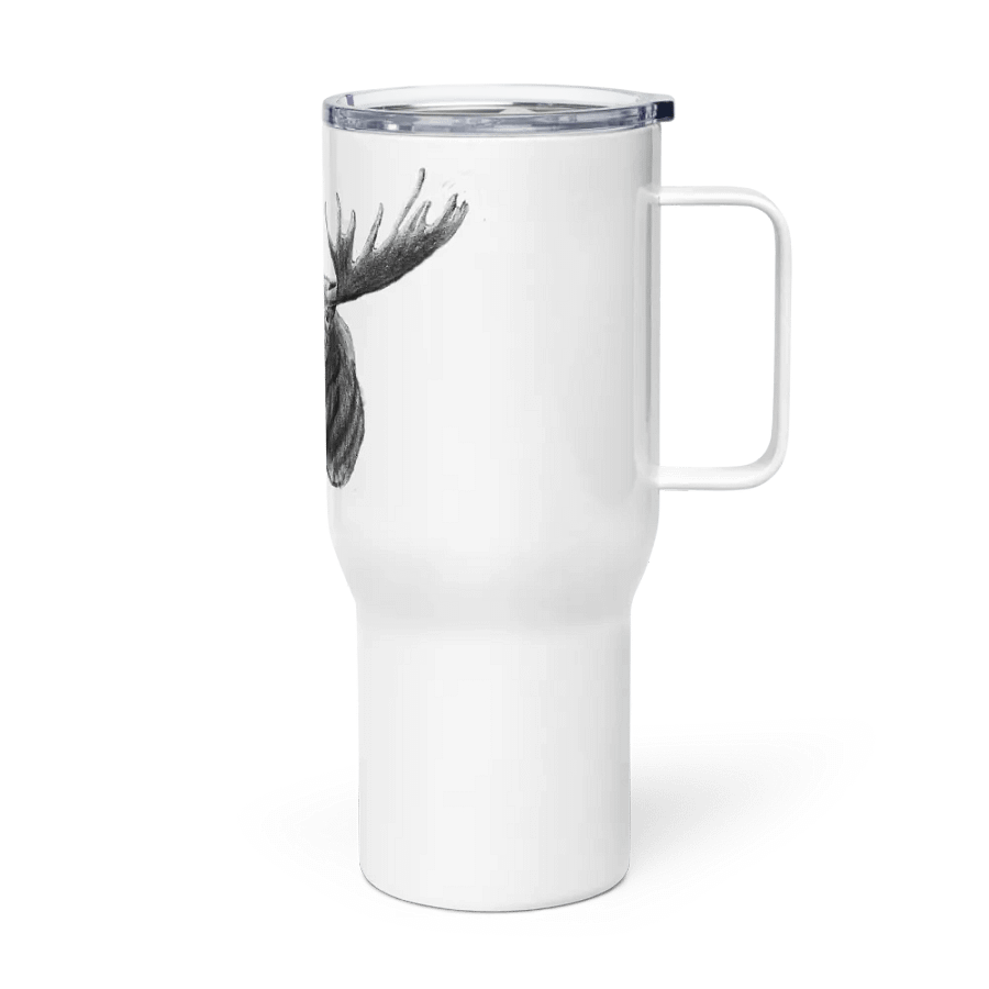 Moose Drawing Travel Cup product image (3)