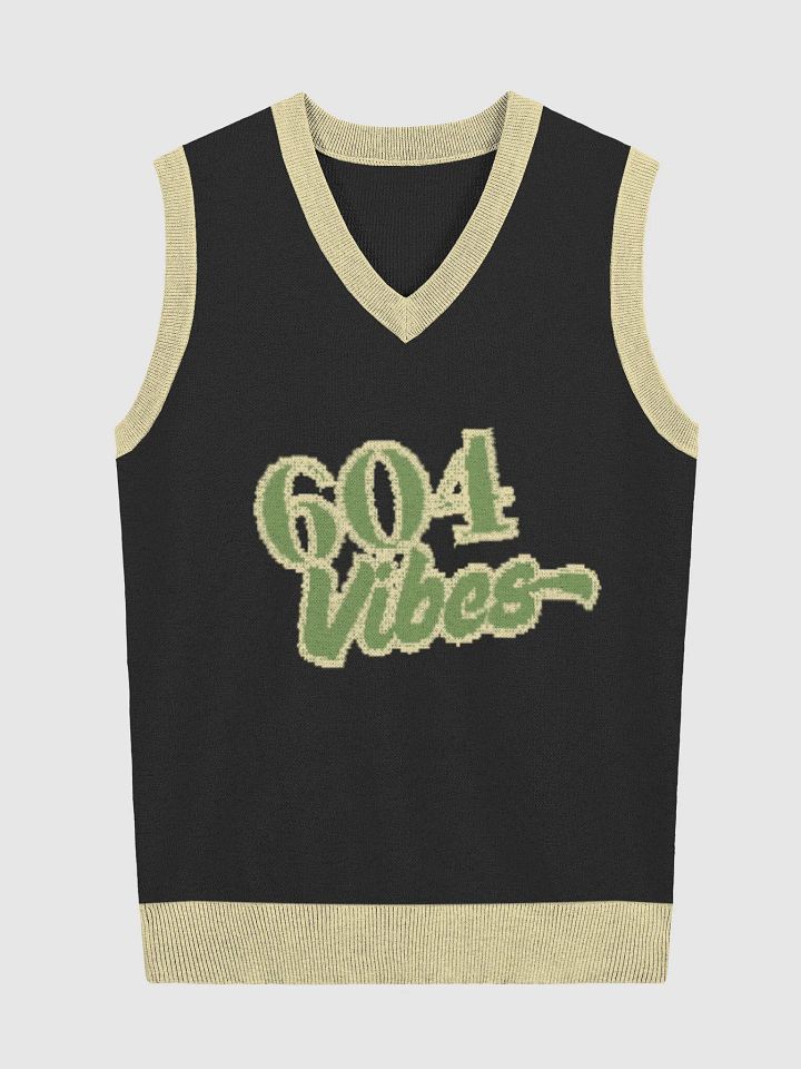 604 Vibes Knitted V-Neck Vest product image (3)