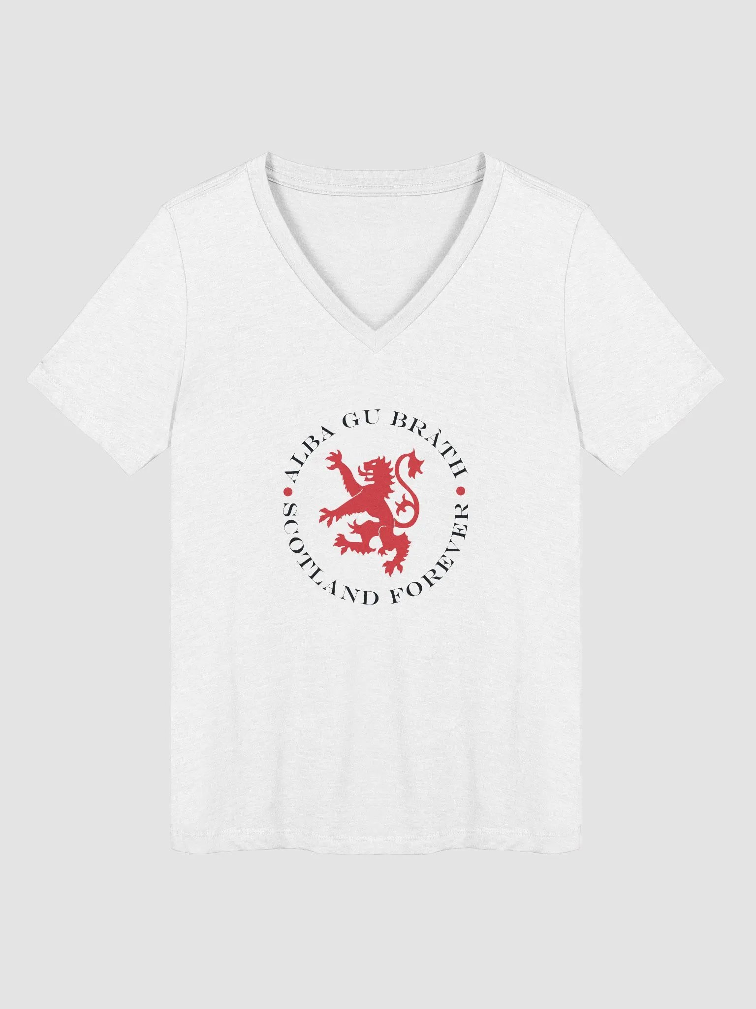 Scotland Forever Lion Women's Relaxed Fit V-Neck Tee product image (1)
