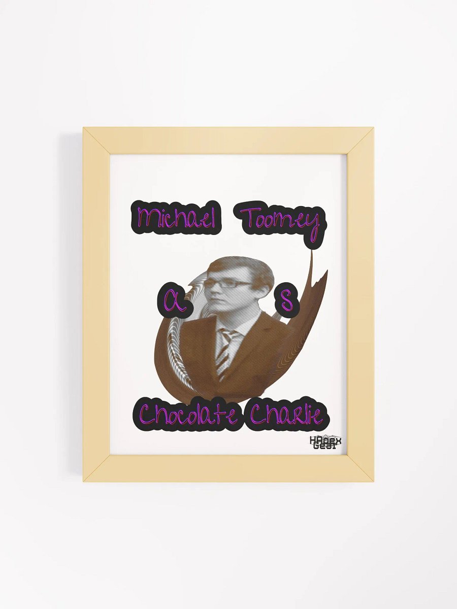 Michael Toomey As Chocolate Charlie 01 - Framed - High-Quality Matte Poster product image (4)