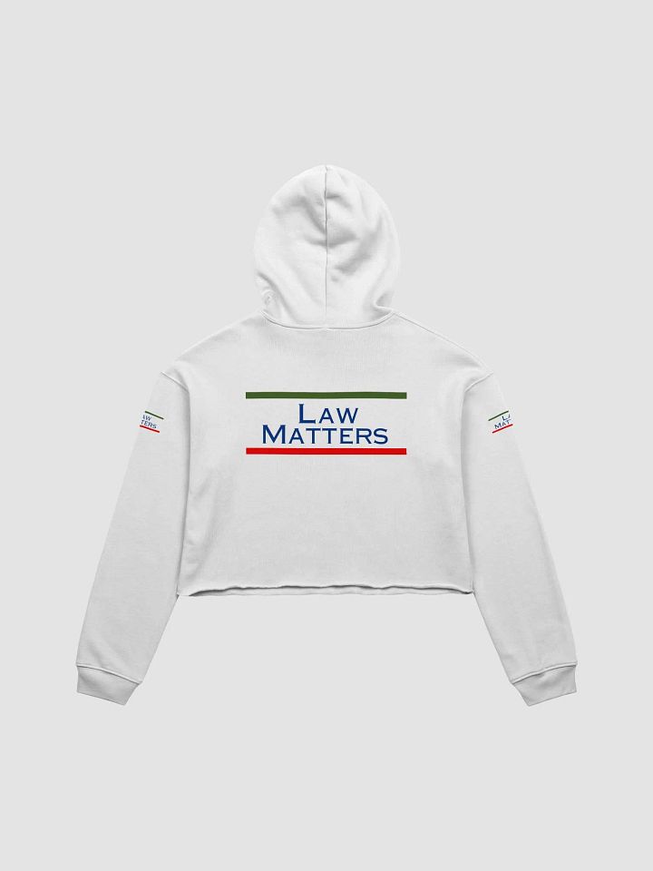 Bella+Canvas Fleece Crop Hoodie product image (2)