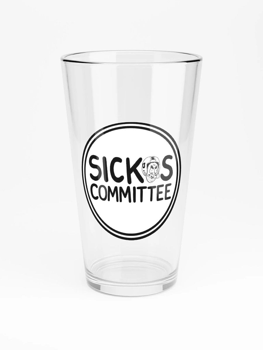 Sickos Committee Logo Shaker Pint Glass product image (3)