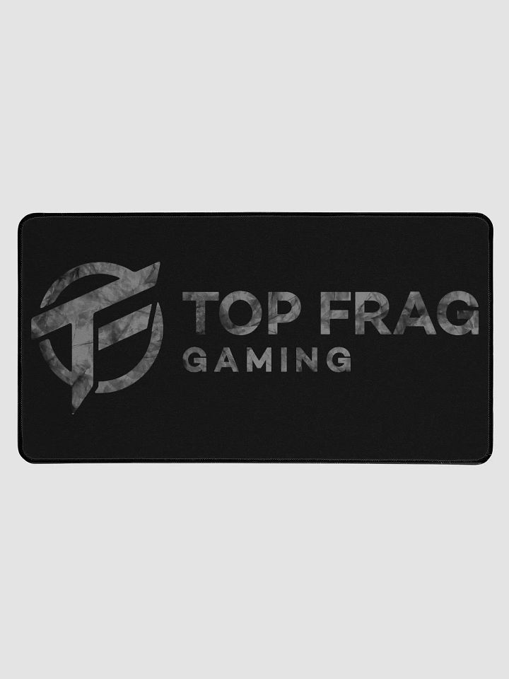 TopFrag™ Gray Logo Desk Mat 15.5" x 31.5" product image (1)