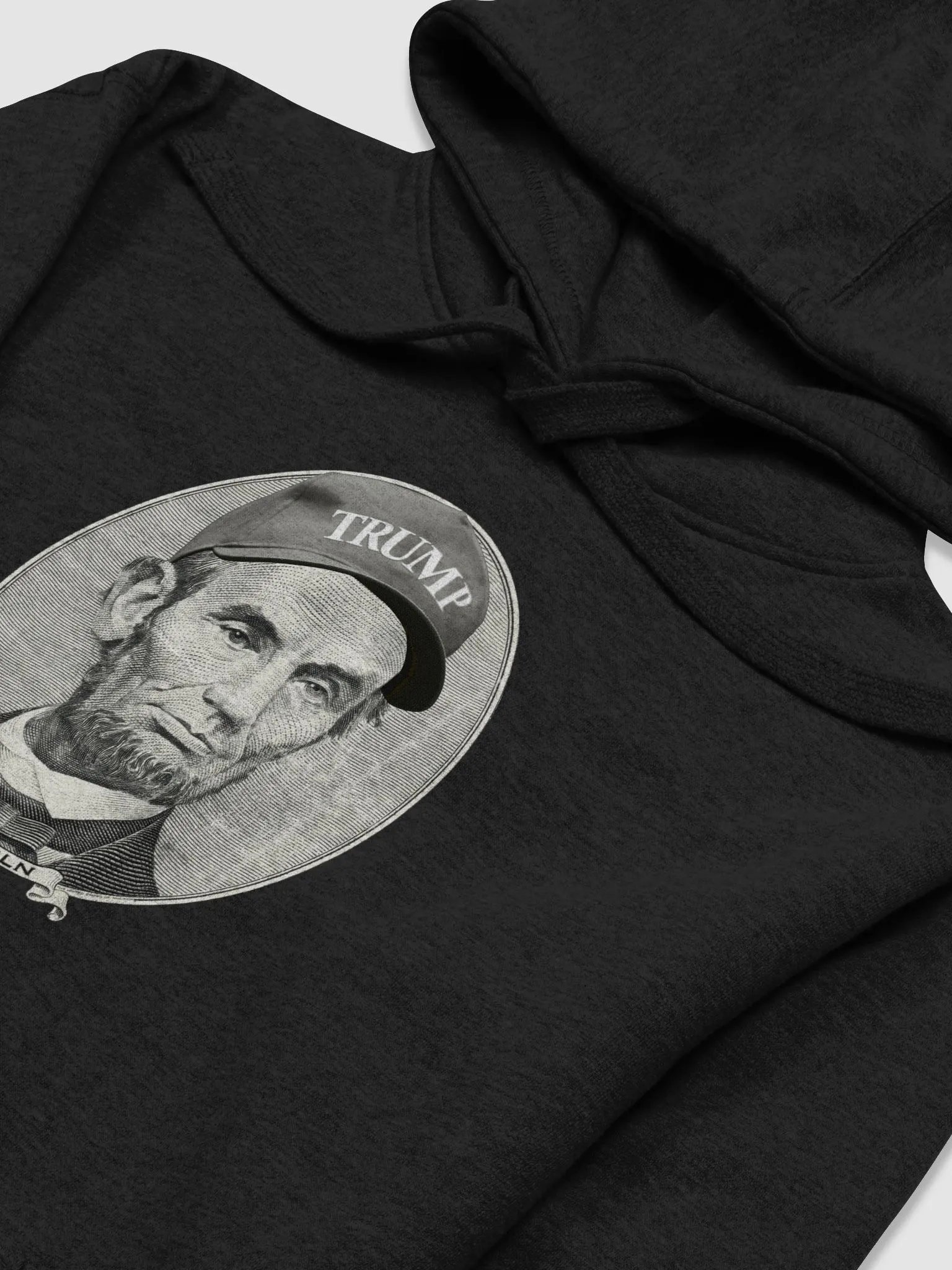 Vintage Abe Lincoln Trump Hat - Premium Hoodie product image (2)