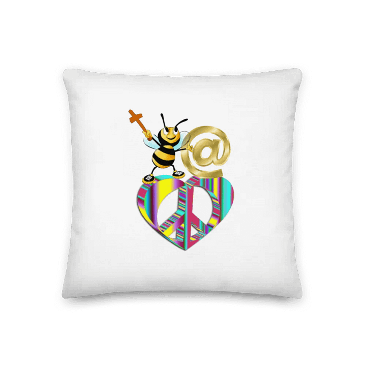 Bee at Peace Premium Pillow product image (1)