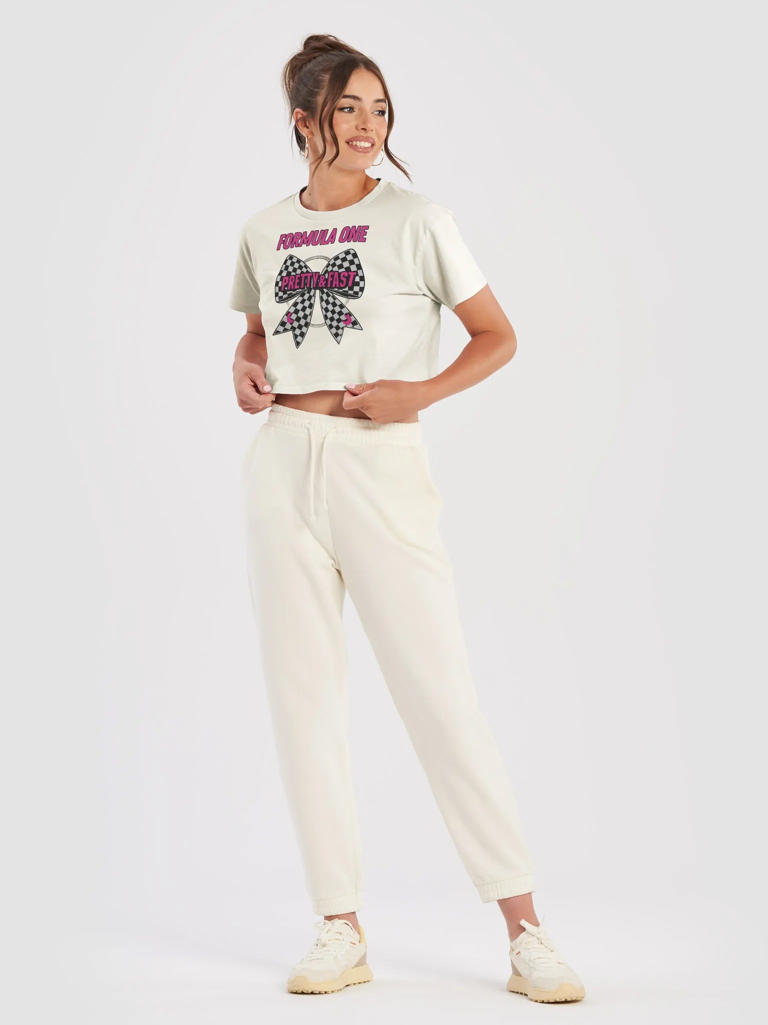 Checkered Chic Formula One Crop Top product image (4)