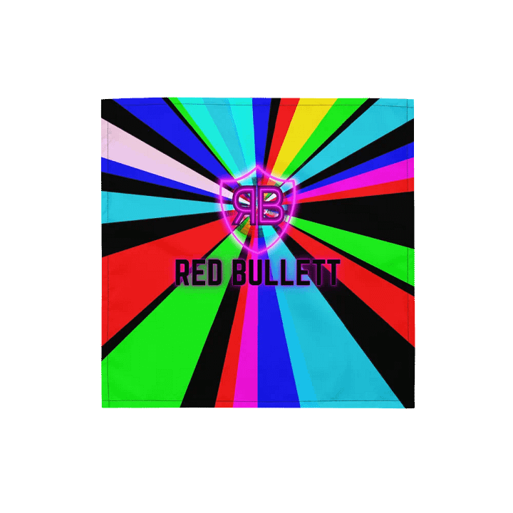 Red Bullett Tricolor Bandana product image (1)