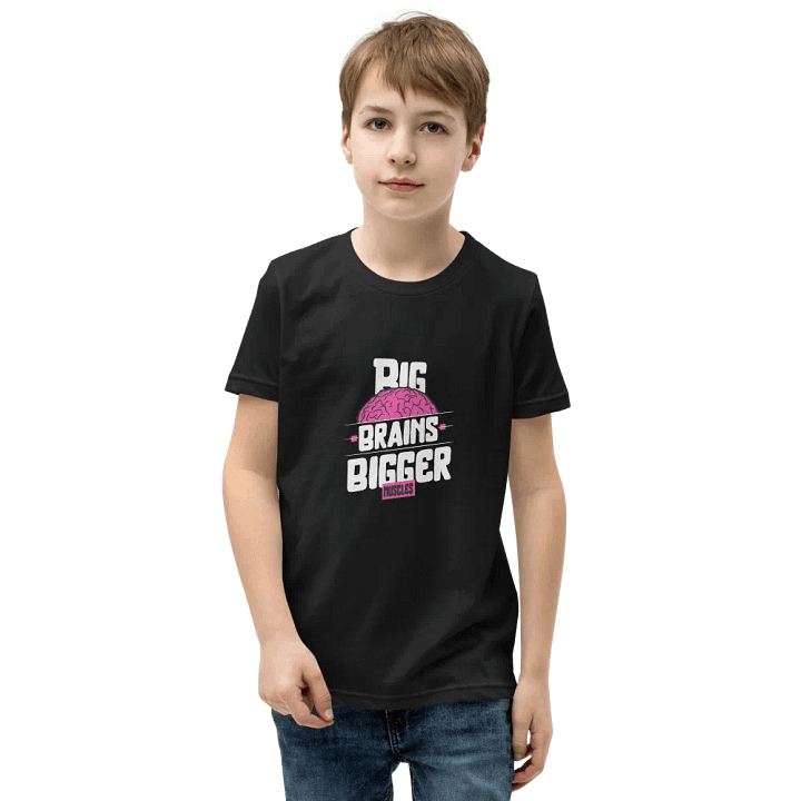 Big Brains Bigger Muscles Kids Shirt product image (1)