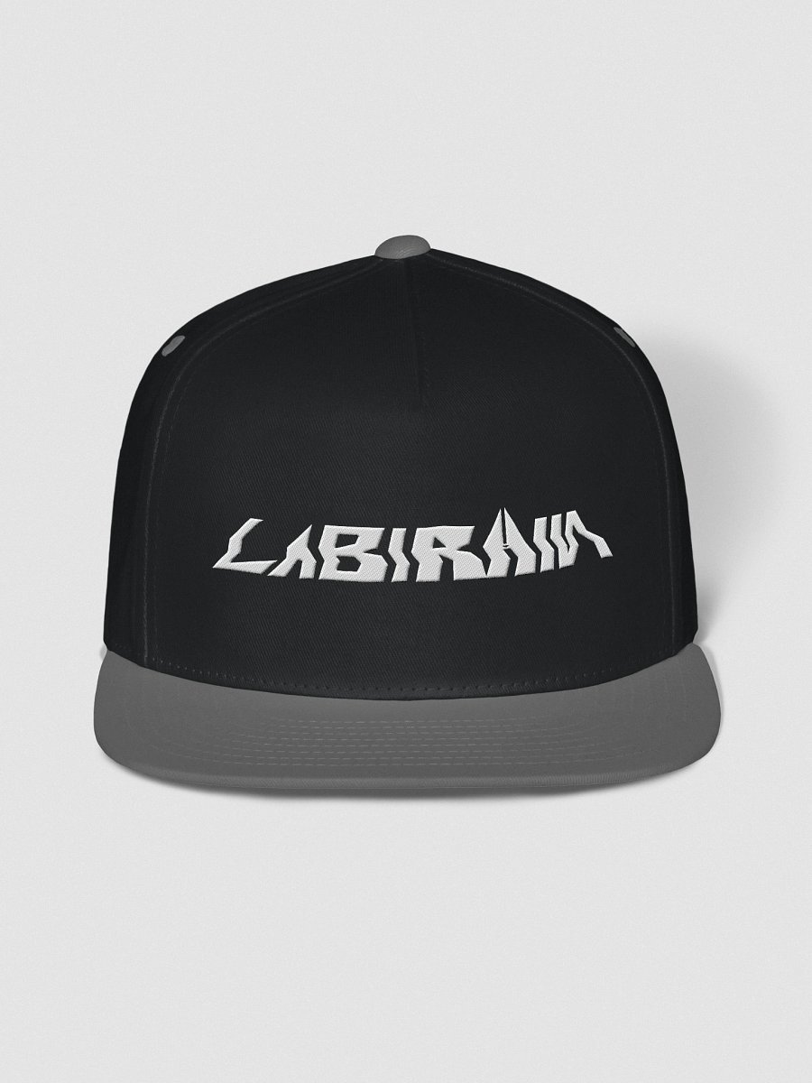 LABIRHIN | Flat Snapback Cap (White) product image (1)