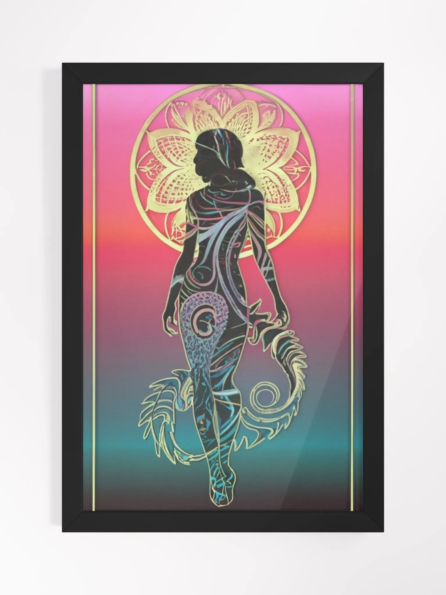Ethereal Elegance: Dance with Color in this Flowing Ribbon Design product image (2)