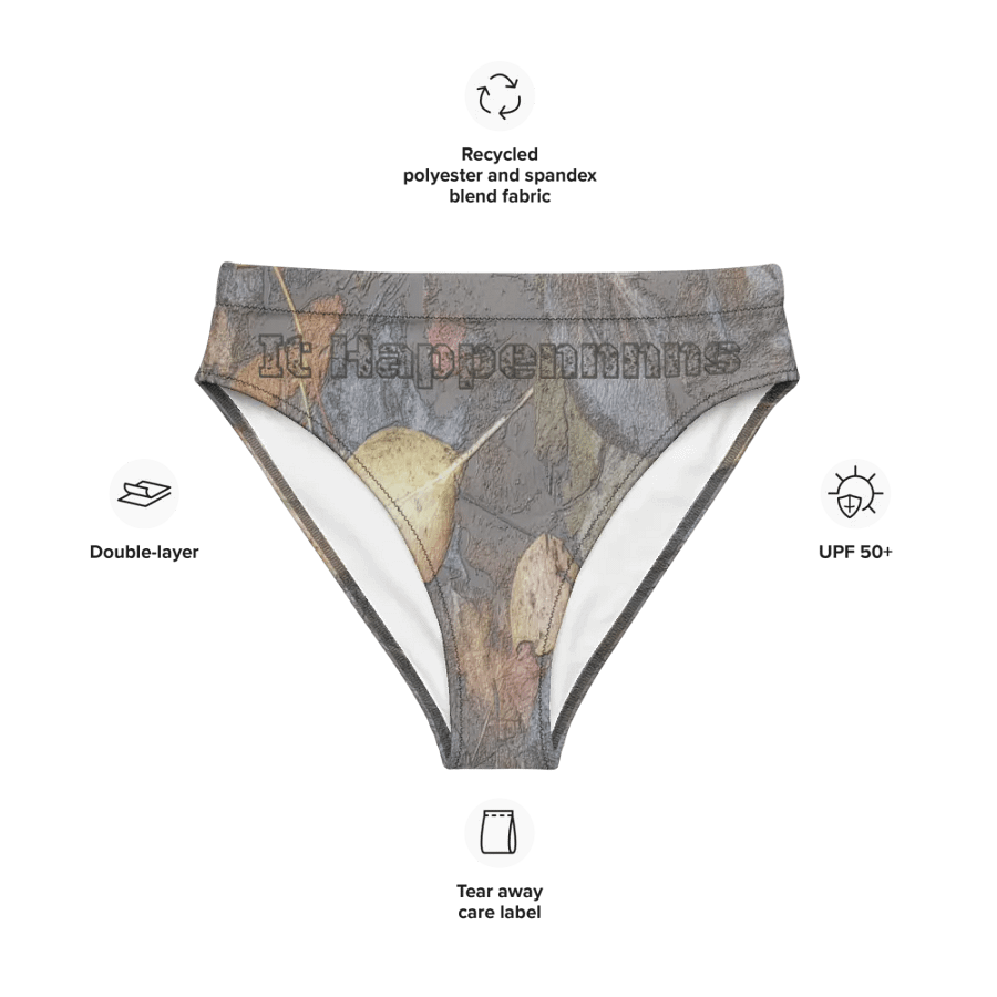 Recycled High Waisted Bikini Bottom - MossyOak - It Happennnns Camo product image (9)