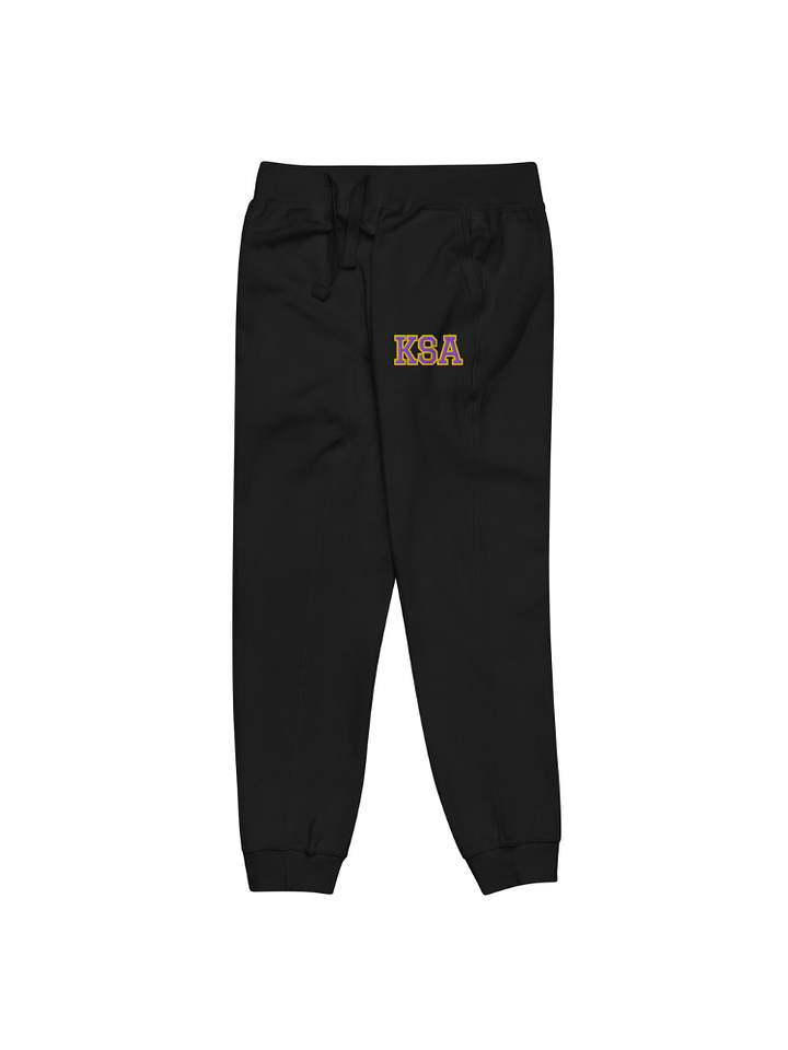 KSA Embroidered Sweatpants (Black) product image (2)